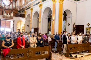 Misa de las amas de casa de Benidorm en la festividad de Santa Teresa