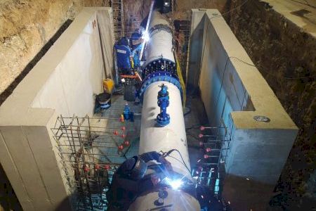L´Emshi instal·la una altra presa d'emergència que assegura el subministrament d'aigua en alta a Moncada i Alfara del Patriarca