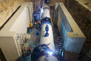 L´Emshi instal·la una altra presa d'emergència que assegura el subministrament d'aigua en alta a Moncada i Alfara del Patriarca
