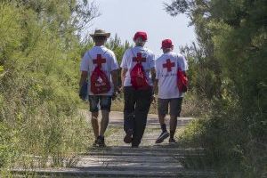 El voluntariado de Cruz Roja en la Devesa de la Albufera concluye con un verano sin grandes incendios por sexto año consecutivo