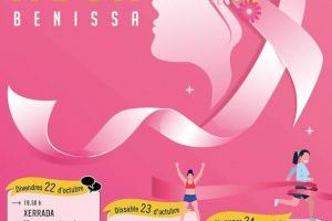 Marea rosa para luchar contra el cáncer en Benissa