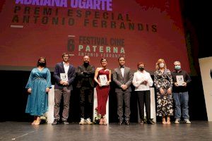 Adriana Ugarte, protagonista de la Gala de Premios del VI Festival de Cine Antonio Ferrandis de Paterna