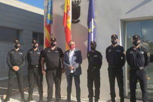 Cinco nuevos agentes se incorporan a la plantilla de la Policía Local de Llíria