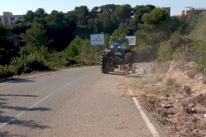 El Ayuntamiento de Sant Jordi arregla los caminos rurales y de la zona del Bovalar dañados tras las lluvias