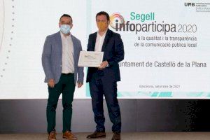 Garcia recull el premi que situa Castelló com a referent en transparència municipal