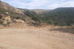 Continúan los trabajos de mejora en pistas y caminos rurales en Morella