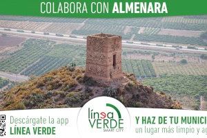 L'Ajuntament d'Almenara activa l'app “Línea Verde” per a millorar l'entorn urbà