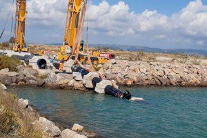 Castelló ultima les obres de reparació de l'emissari submarí de la xarxa de sanejament