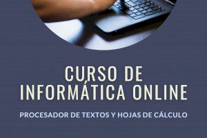 La regidoria d'Educació de Sant Antoni de Benaixeve ofereix un curs d'informàtica en línia