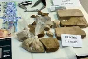 Macro operación de la Policía Nacional contra el tráfico de drogas en Alicante y Elda
