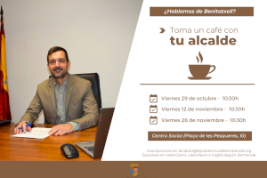 Benitatxell inicia el cicle de reunions ‘Pren un café amb el teu alcalde’