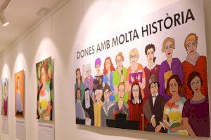 La exposición ‘Dones amb molta Història’ estará en el Centro Cultural Mario Monreal hasta el 12 de noviembre