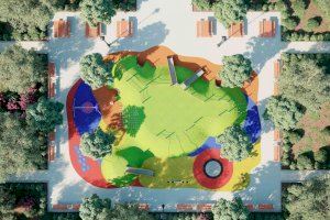 L’Ajuntament presenta al veïnat de Massarrojos la remodelació de la zona de jocs infantils del jardí Senent Ibáñez