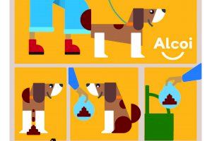 L’Ajuntament d’Alcoi llança una campanya per conscienciar a la ciutadania perquè arreplegue els excrements canins