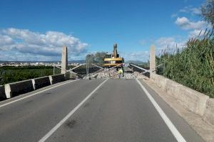 La Diputació de València inicia las obras de mejora del puente sobre el río Júcar en Alberic