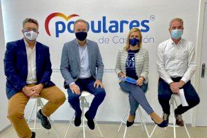 El PPCS reclama a Madrid els 443 milions d'euros “que el PSOE nega a Castelló en 2022”