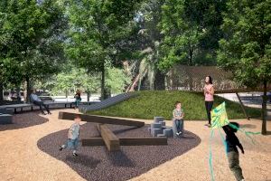 El Ayuntamiento de València creará una zona de juegos infantiles inclusivos en el jardín de la plaza Enrique Granados