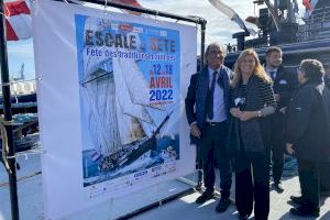 Marco anuncia en Sète que la V edició de ‘Escala a Castelló’ comptarà amb una desena d'embarcacions històriques
