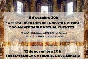 La Catedral ofrece este viernes un concierto en homenaje a Pascual Fuentes, maestro de capilla en el siglo XVIII
