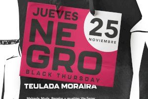 Los comercios de Teulada Moraira celebran el ‘Jueves Negro’ el próximo 25 de noviembre