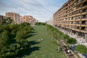 Així serà el gran bulevard verd i sense cotxes que “canviarà el paisatge” de València