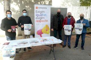 Compromís recull signatures a Ontinyent per un Finançament Just per als valencians i inversions dignes a la comarca