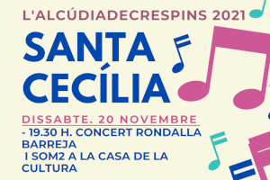 L'Alcúdia de Crespins celebra Santa Cecília amb la programació de diversos concerts