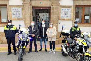 La Policía Local de El Poble Nou de Benitatxell renueva su flota con dos motocicletas