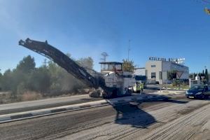 El Ayuntamiento de Paterna comienza la remodelación de la carretera que une la CV-35 con el polígono industrial L’Andana