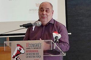 El Congrés de la Intersindical Valenciana rendeix homenatge a Vicent Maurí