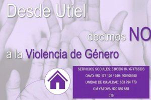 La campaña “Desde Utiel decimos NO a la Violencia de Género” implica a agentes sociales y jóvenes del municipio