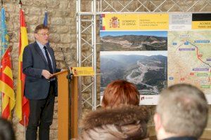 Las obras de mejora de la N-232 en el puerto de Querol permitirán la dinamización económica y social de Castellón