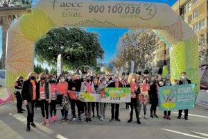Más de 800 personas marchan en Alboraya contra el cáncer y recaudan más de 2.400 euros para su investigación