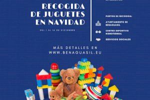 Benaguasil organiza una campaña solidaria de recogida de juguetes