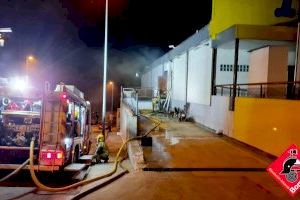 Incendio en una nave de muebles en Cocentaina sin heridos