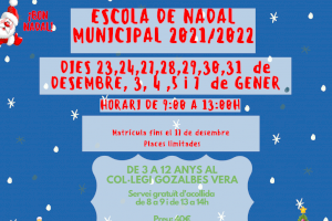 Abierta la matrícula para la Escuela de Navidad de Xàtiva 2021/2022