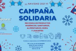 Nuevas Generaciones del PP de San Vicente presenta su campaña solidaria de Navidad