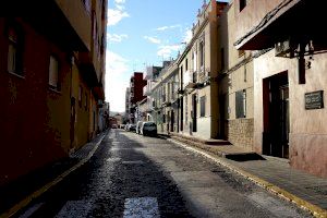 El próximo lunes comienzan los trabajos de renovación de la red de agua potable y saneamiento del carrer la Pau de Sagunto