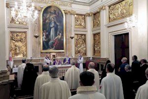 La Orden Ecuestre del Santo Sepulcro celebra a su patrona, la Virgen de Palestina, con una misa presidida por el cardenal Cañizares