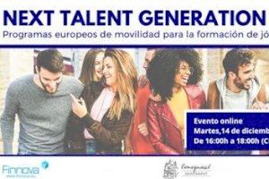 El Ayuntamiento de Benaguasil organiza un webinario sobre programas europeos de movilidad para la formación de jóvenes