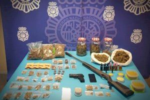 Dos detenidos tras desactivar un activo punto de venta de drogas en una asociación cannábica de Benicarló