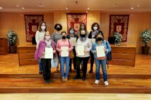 El Ayuntamiento de Almenara entrega los diplomas del curso para personas cuidadoras no profesionales
