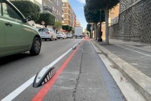 El Ayuntamiento de Paterna crea un nuevo tramo de carril bici y patinete de 970 metros