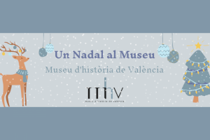 Cartel del programa de actividades del Museo de Historia de València para las fiestas de Navidad