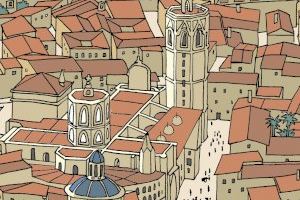 El MuVIM commemora el naixement del Pare Tosca amb un còmic sobre el seu plànol de València del segle XVIII