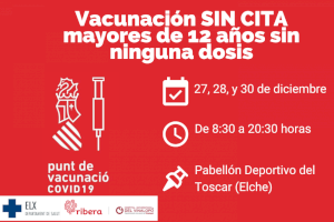 Jornadas de vacunación en el Toscar la próxima semana