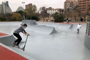 L’Ajuntament de València reobri l’skatepark de la zona del Gulliver després de les obres de reparació