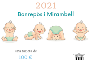 Bonrepòs i Mirambell abre hoy el plazo para solicitar el Cheque Bebé de 100 € que ayudará a las familias e impulsará el comercio local