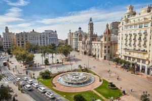 Valencia cerrará la plaza del Ayuntamiento a las 23:00 horas en Nochevieja
