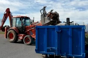 El Ayuntamiento de la Vall d’Uixó retira 25.000 kilos de vertidos incontrolados